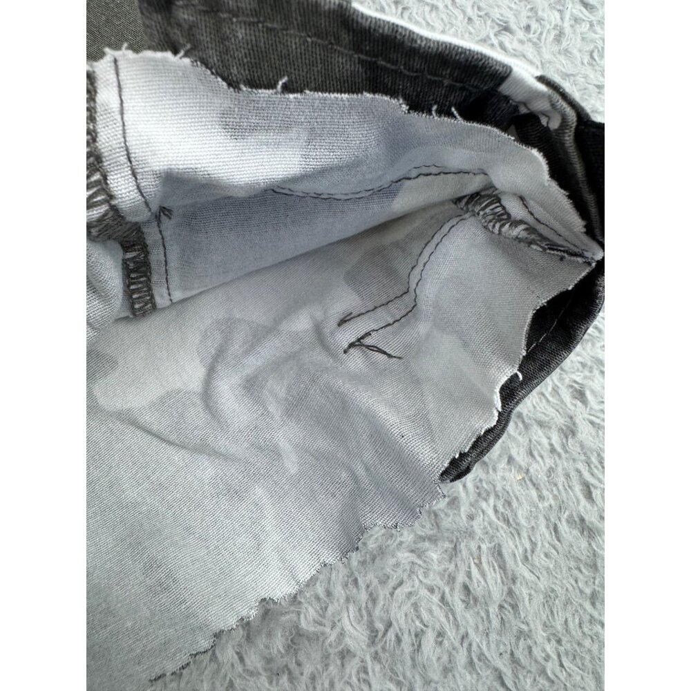 Mens L Camouflage Cargo Shorts W/Zipper Pockets American Bazi - PreOwned - Picture 11 of 13